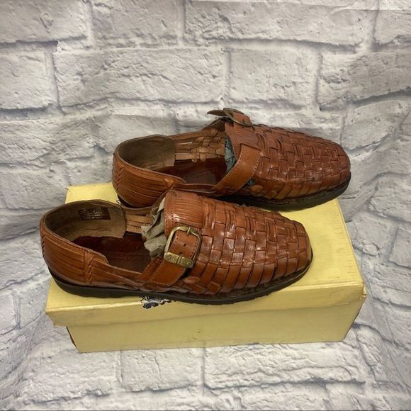 Men’s‎ Cross Country Leather Sandals Size 8